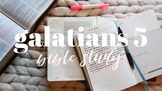 BIBLE STUDY WITH ME  Galatians 5 [upl. by Hluchy508]