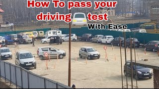 How to pass your Driving test  Four wheeler driving licence test  fully explained drivingtest [upl. by Novrej722]