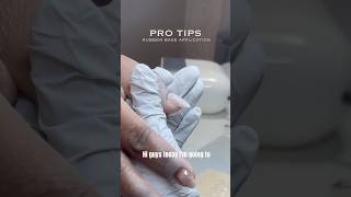 How to use rubber base gelnails biabnails nailtutorial naileducation nailhacks nailtechlife [upl. by Illyes]