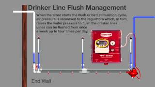 ChoreTime® PDS™ Control Drinker Line Flush Management [upl. by Elorak]