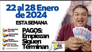 👉ENERO 22 al 28 de 2024 PAGOS NOVEDADES INSCRIPCIONES PROSPERIDAD SOCIAL 😮✅ [upl. by Sabec]