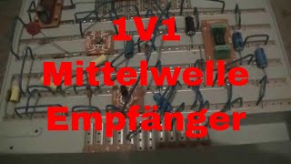 1v1 AM Empfänger Mittelwelle mit Kondensator mit Elektronikbaukasten  eflose 155 [upl. by Utham4]