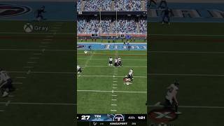 Bo Nix rolls around and scrambles out of the pocket and scores to tie the game broncos madden nfl [upl. by Rutra]