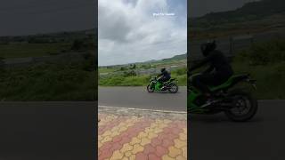 jatt kawasakininja ninja superbike flyby triumph h2r bmw stree2 [upl. by Ynavoeg449]