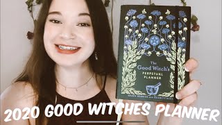 📓The Good Witchs Perpetual Planner The ModernDay Witch  2020 PLANNER REVIEW 2020 JOURNAL [upl. by Iadahs]