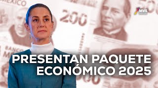 Hacienda entrega PAQUETE ECONÓMICO 2025 ¿CRECIMIENTO con JUSTICIA SOCIAL [upl. by Kelwen]