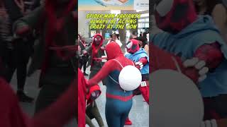 SpiderMan be acting crazy comiccon [upl. by Suoilenroc]