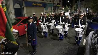 Mourne Young Defenders  SFLs Parade  Enniskillen  270924 4K [upl. by Ahseat227]