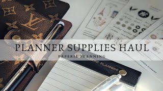 PLANNER SUPPLIES HAUL  PAPERIE PLANNING [upl. by Slavic]