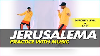 Jerusalema Dance Challenge  Practice with music [upl. by Dewhirst]