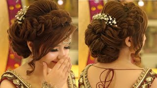 Bridal hairstyles for long hair  wedding hairstyles kashee’s l Rabeeca khan hairstyles [upl. by Enyahs572]