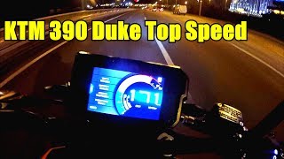 KTM 390 Duke Top Speed Максимальная скорость КТМ Duke 390 [upl. by Lilias533]