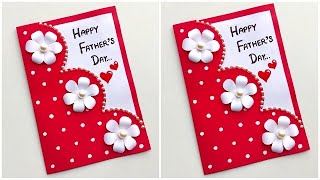 Fathers day card ideas 2023 Handmade  How to make fathers day greeting card easy [upl. by Skillern]