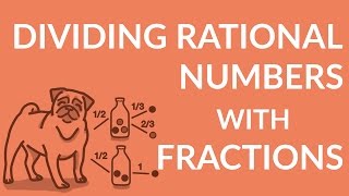 ʕ•ᴥ•ʔ Dividing Rational Numbers with Fractions with an Easy Trick [upl. by Mufinella]