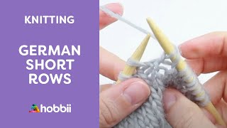 How to Knit German Short Rows [upl. by Xanthe968]