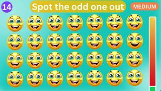 Odd One Out  Easy Medium Hard 25 levels [upl. by Halihs]