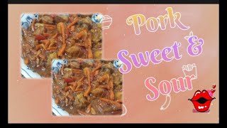 Try our Pork Sweet and Sourcook with loveTris Binis Channel [upl. by Oshinski]