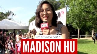 Interview with Disney Channels Bizaardvark star Madison Hu at the Say No Bullying Festival [upl. by Ddene]