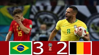 VIRADA ÉPICA  Brasil 3 x 2 Bélgica  Melhores Momentos  Copa do Mundo 2018  Parodia [upl. by Berard741]