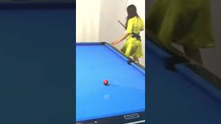 Playing 9 Ball with The Golden Knight Pool Cue Cue by Meucci SD [upl. by Lareine80]