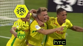 Goal Nicolaj THOMSEN 49  Dijon FCO  FC Nantes 01 201617 [upl. by Nittirb]