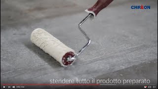 Come applicare MANTOPLAST FLOOR vernice di Chrèon per pavimenti [upl. by Eanal385]