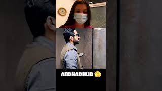 andhadhun full movie hindi dubbed  movie explained in hindi  shorts [upl. by Ettesil]