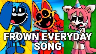 Frowning Critters Song Animated MUSIC VIDEO FROWN EVERYDAY [upl. by Aciretehs]