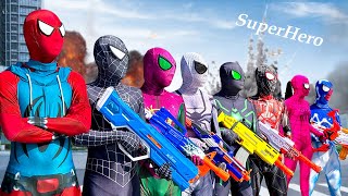 What If 8 SpiderMan Bros In 1 House   SPIDERMANs Story New Season 5  All Action Funny [upl. by Lowe]