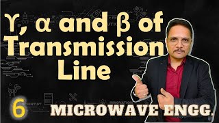 Propagation Constant Attenuation Constant and Phase Constant of Transmission Line [upl. by Kotz]