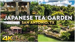 JAPANESE Tea Garden I SAN ANTONIO TX I WALKING Tour in 10 Minutes I 4K [upl. by Enyaw]