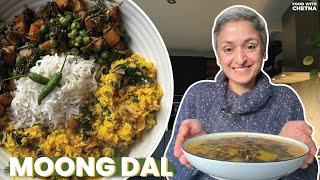 Make the most delicious MOONG DAL in 10 minutes  VEGAN HEALTHY LENTIL RECIPE [upl. by Eedeed]