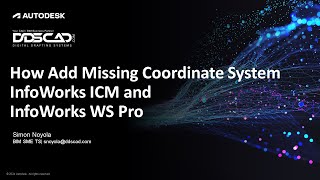 Infoworks ICM and WS PRO How Add Missing Coordinate System [upl. by Leeanne]