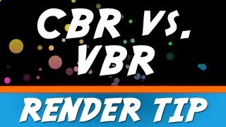 Sony Vegas Pro 12 CBR vs VBR Render Tip 1 [upl. by Les704]