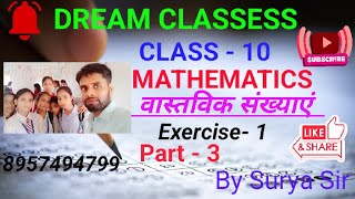 Maths class 10 chapter 1 Objective type questions part 3 [upl. by Streeter]