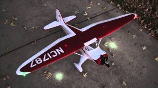 ParkZone Stinson Reliant With Full Nav Lights [upl. by Zuckerman]