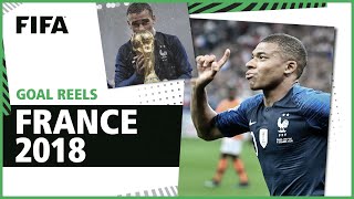 🇫🇷 All of France’s 2018 World Cup Goals  Mbappe Griezmann amp more [upl. by Costanzia]