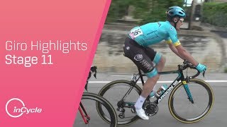 Giro dItalia 2018  Stage 11 Highlights  inCycle [upl. by Kieryt]