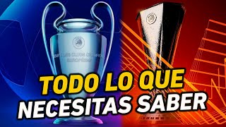 ASÍ ES EL NUEVO FORMATO DE CHAMPIONS Y EUROPA LEAGUE [upl. by Benetta932]