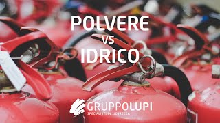 Confronto tra estintori a polvere vs idrico in ufficio [upl. by Acceb742]