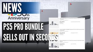 PS5 Pro Bundle Sells Out In Seconds  30th anniversary PS5 Pro Going for 4000 on Ebay [upl. by Llemrej974]