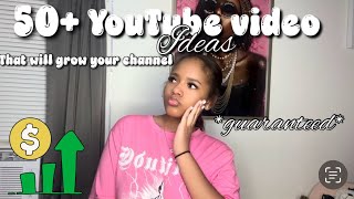 50 YouTube video ideas that will BLOW your channel up in 2024 guaranteed [upl. by Der]