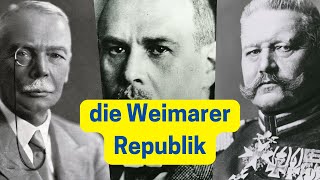 Was geschah in der Weimarer Republik  19201923 [upl. by Feeney14]