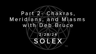 Part 2 Chakras Meridians and Miasms with Deb Bruce [upl. by Ytsim]