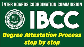 IBCC Attestation Process  How to Attest Degree from IBCC  IBCC Verification Process [upl. by Ilrac127]