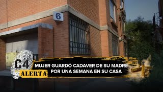 Mujer vive con el cadáver de su mamá una semana vecinos la descubren por el olor [upl. by Nairadas427]