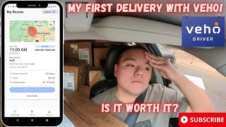 My First Time Delivering With Veho [upl. by Vasyuta]