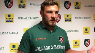 Wells delighted with Welford Road win [upl. by Norag]