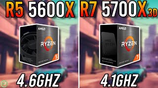 R5 5600X vs R7 5700X3D  RTX 4070  Tested in 2024 [upl. by Hubert]