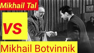 Mikhail Tal chess game  Mikhail Tal vs Mikhail Botvinnik  mikhailbotvinnik paulkeres [upl. by Daphne]